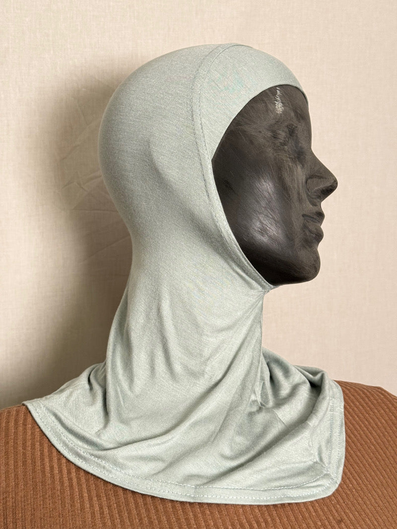 Mint Ninja alushuivi – kevyt ja pehmeä hijab musliminaisille, leuan peittävä ja joustava