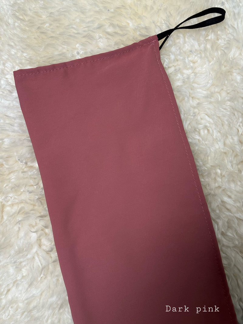 Puoli niqab dark pink medina silk -kankaasta, kevyt ja hengittävä, kuminauhakiinnitys, musliminaisille, suomalainen verkkokauppa