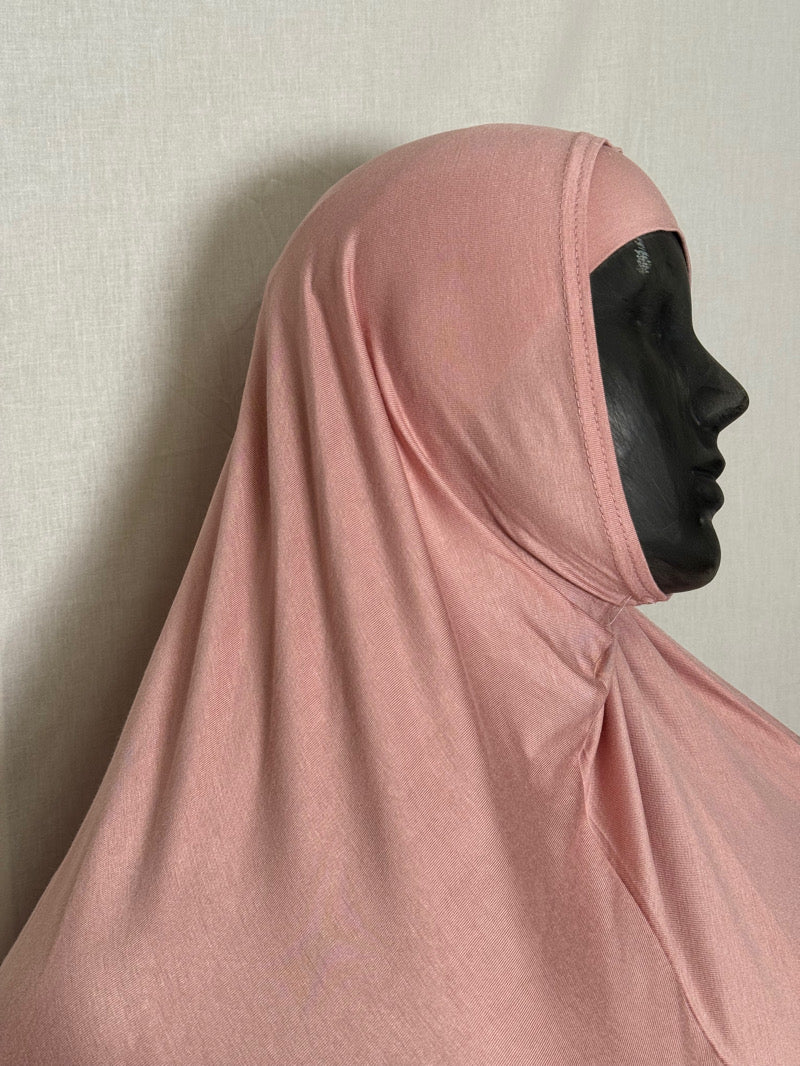 Rose AMIRA huivi – herkkä vaaleanpunainen hijab alushuivilla musliminaisille, kaunis ja käytännöllinen